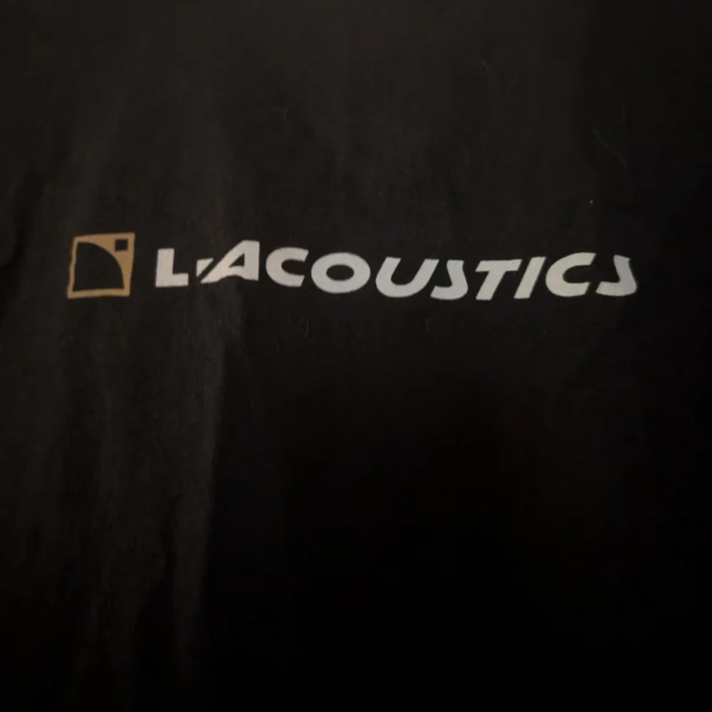 L‑Acoustics Black Graphic Logo T‑Shirt Size L